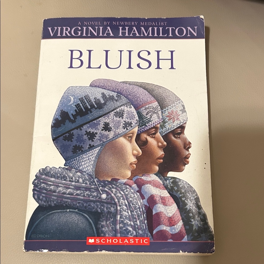 Scholastic Bluish by Virginia Hamilton - Purple and Gray Cover